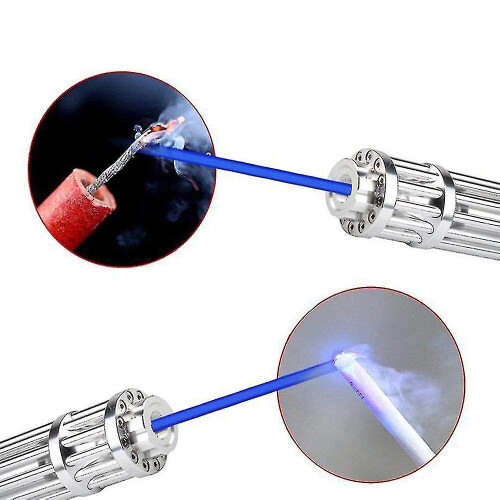Powerful Blue Laser Pointer 450nm 10000m Focusable Blue Laser Pointer Burning Laser Pointer Burn Match Candle Lit Cigarette 2