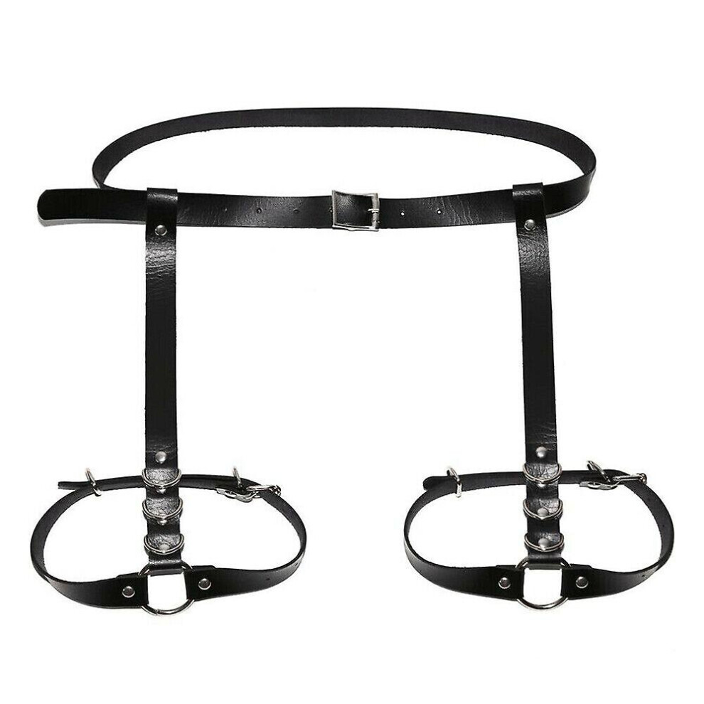 Sexy Garter Belt Strap Body Harness Belt Pu Leather Waist Leg Thigh Suspenders