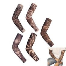 Pack Of 5 Tattoo Sleeves Fake Temporary Tattoos Arm Sleeves Arm Sun Protection Covers For Carnival Fancy Dress
