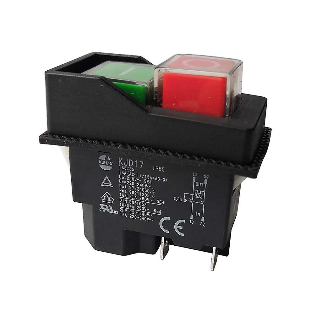 Electromagnetic Switches Pushbutton Switches For Garden Tools Kjd17 220v 4 Pin -terminals