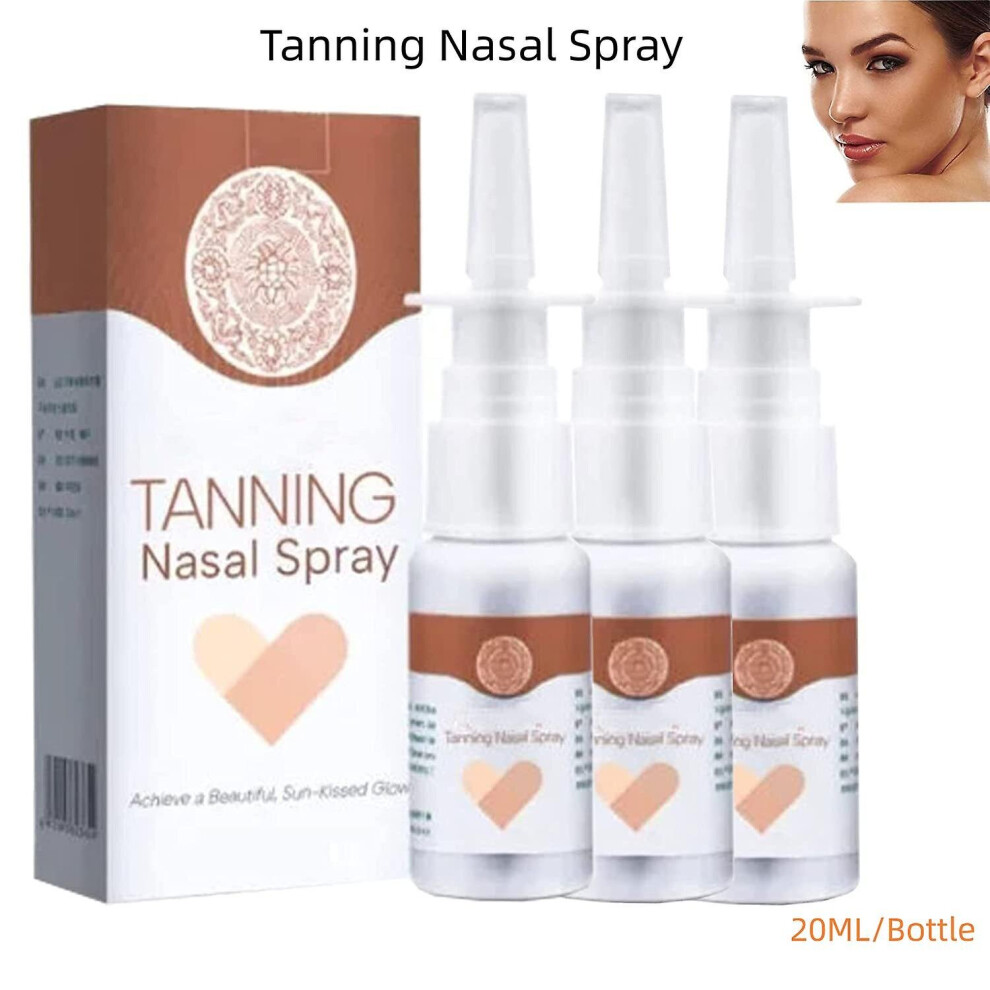3pcs Tanning Nasal Spray, Tanning Sunless Spray,deep Tanning Dry Spray