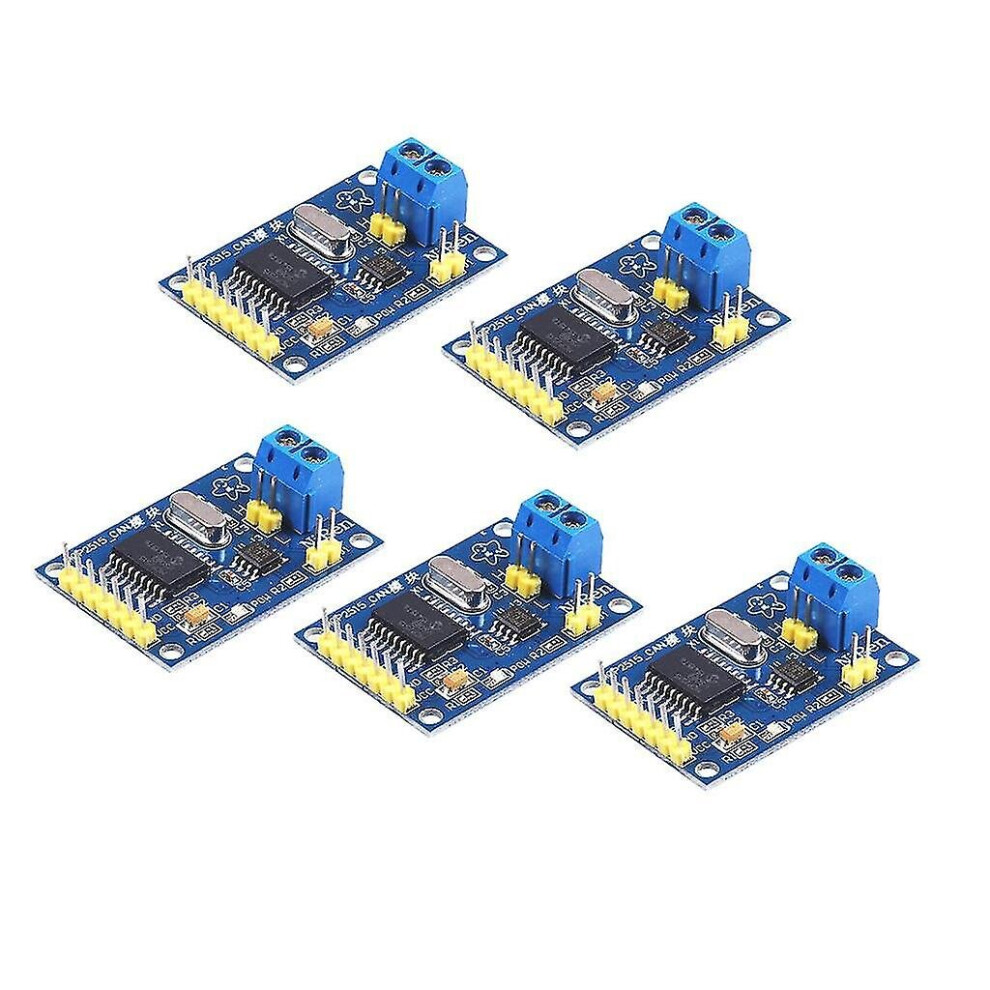 5 Pieces Mcp2515 Module Can Bus Module Tja1050 Receiver Spi For
