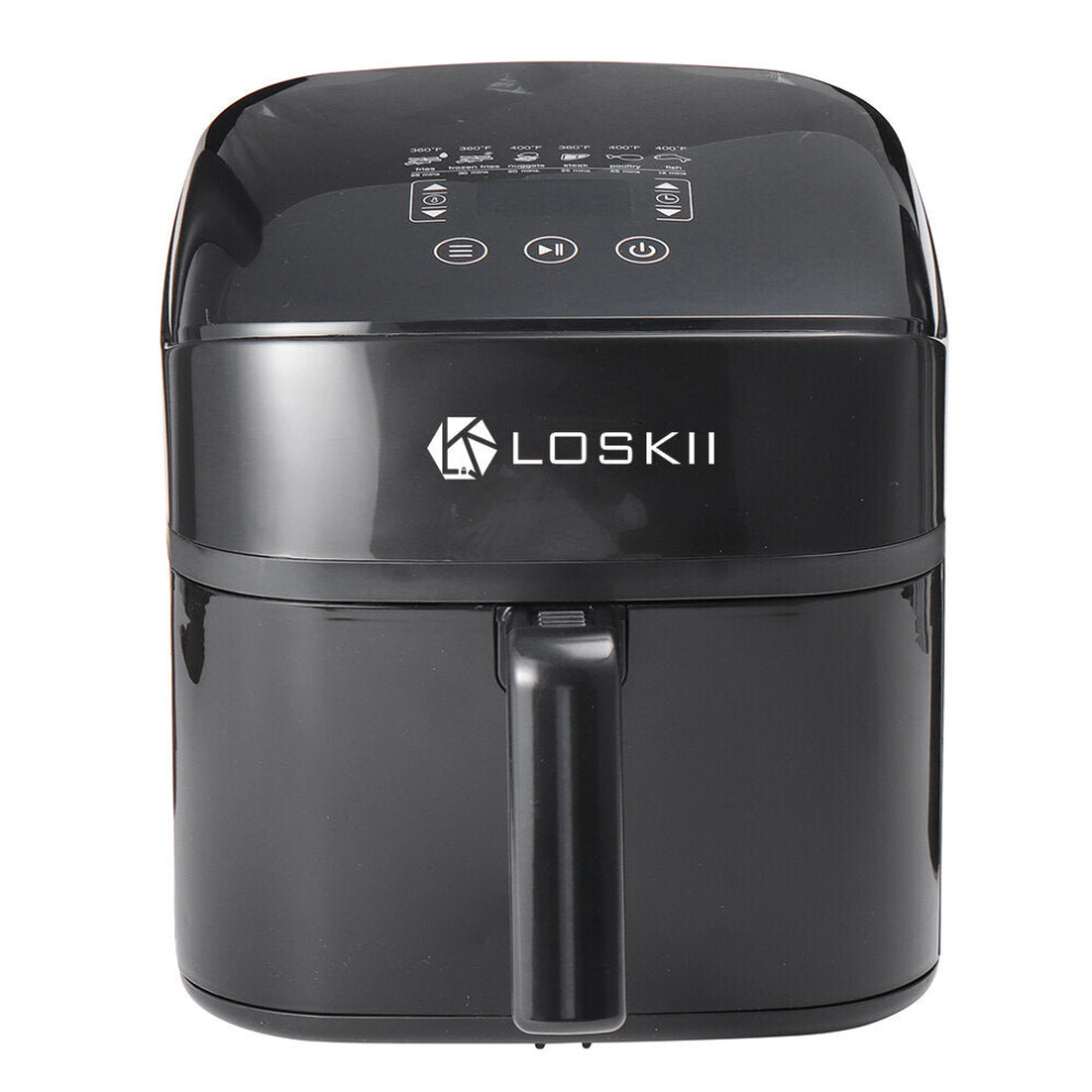 6 in 1 Air Fryer Best Fries Ever Dehydrator with Digital Display Oil Free Cooking 6Qt 1800W
