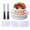 6PCS Cake Baking Tools Stand Turntable Rotating Rack Dough Rotary Table DIY Kits 5