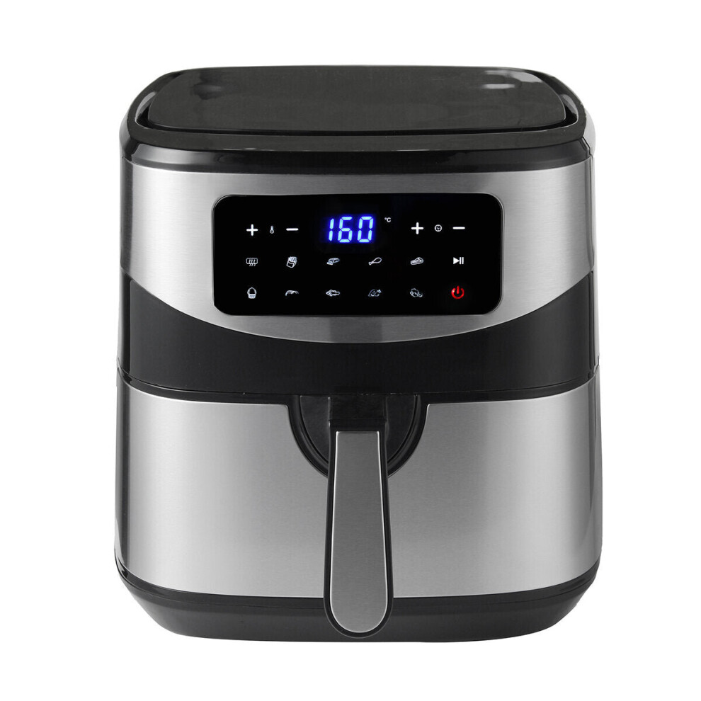 (EU Plug) 7.5L Air Fryer Home Intelligent LED Touch Screen with 10 Cooking Functions Electric Hot Air Fryers Oven Oilless Cooker