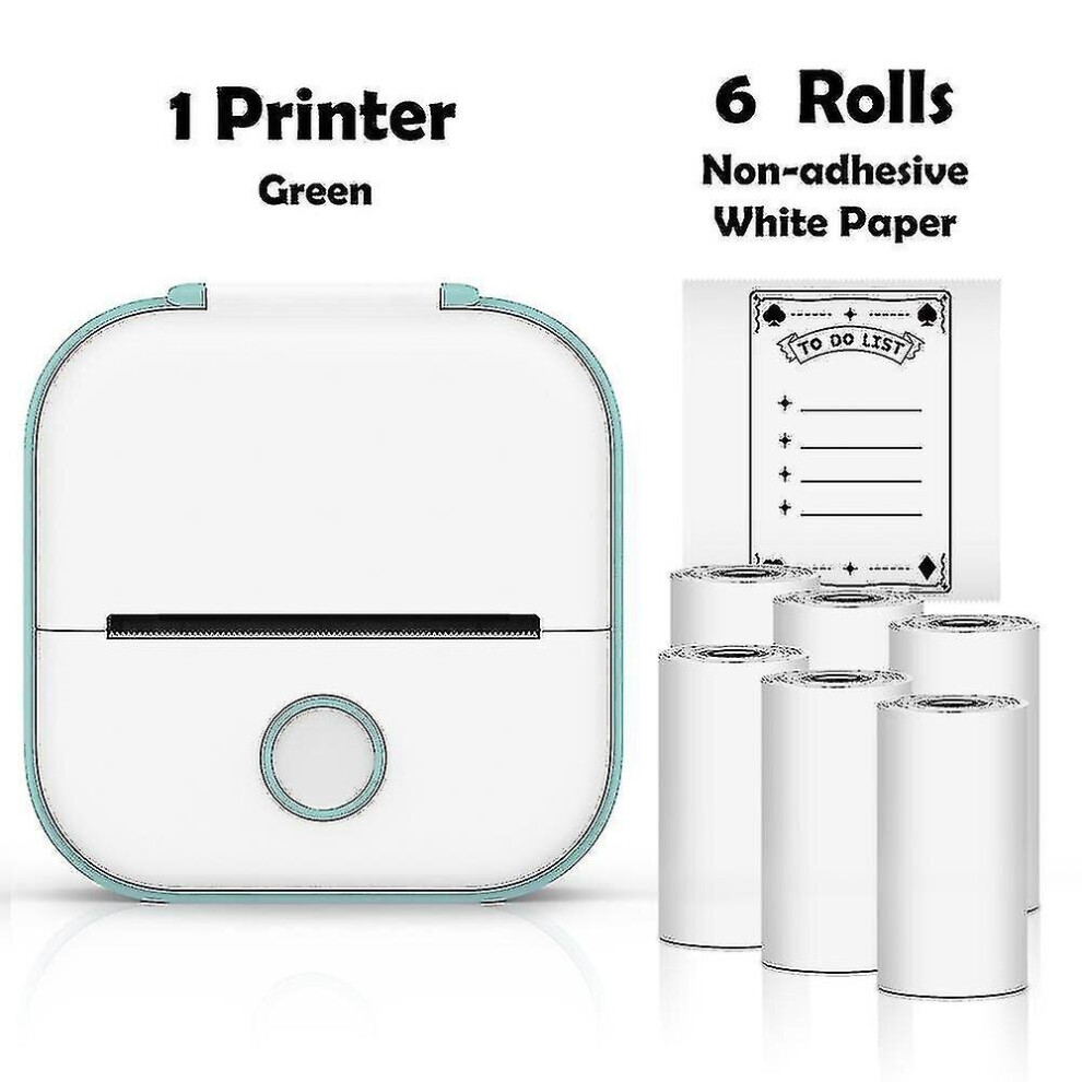 Phomemo T02 Mini Printer Portable Printer Thermal Printing Sticker Wireless Inkless Pocket Printer Self-adhesive Label Printer