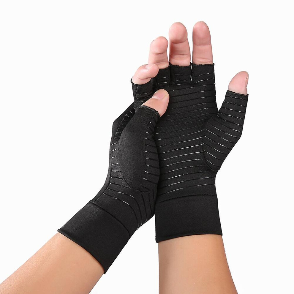 Rheumatoid Arthritis Glove - A Fingerless Compression Wrap For Men And Women With Hand Pain And Osteoarthritis