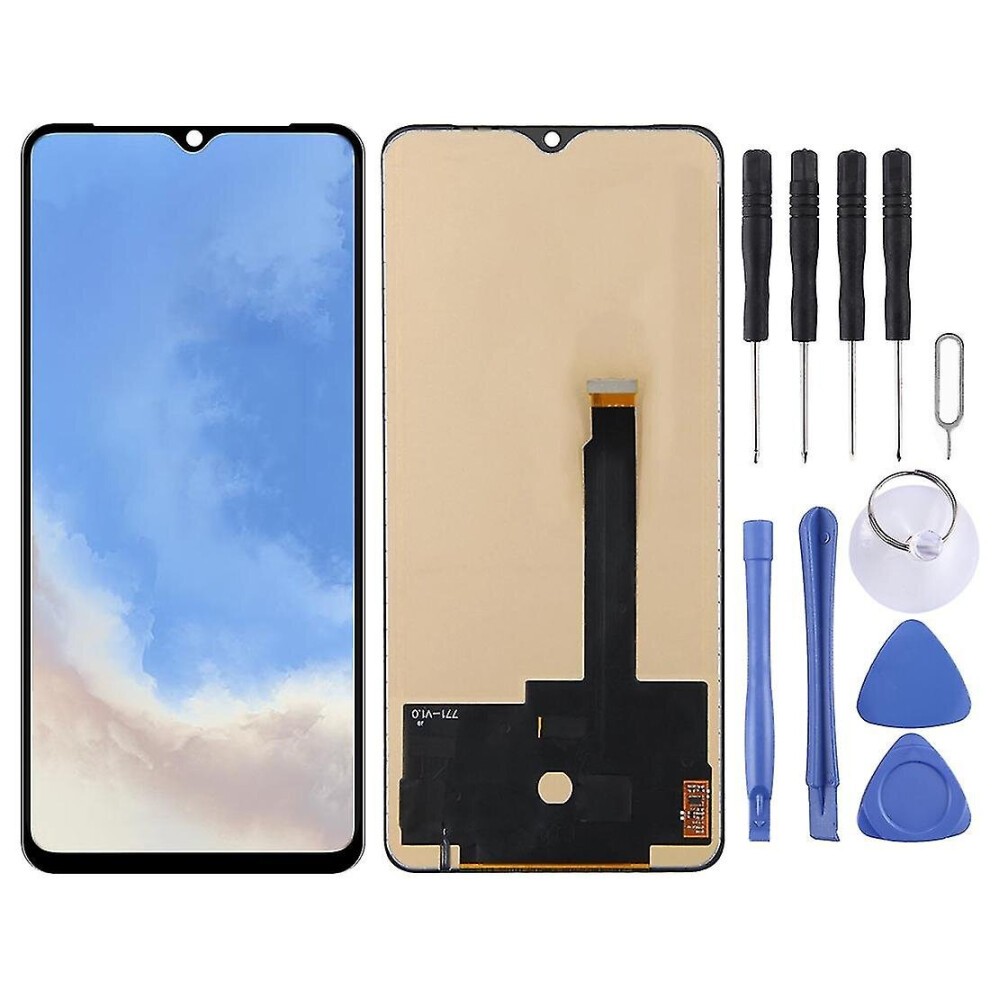 Tft Lcd Screen For Oneplus 7T Hd1901 Hd1903 Hd1900 With Digitizer Full Assembly (Black) Black 9172662237085