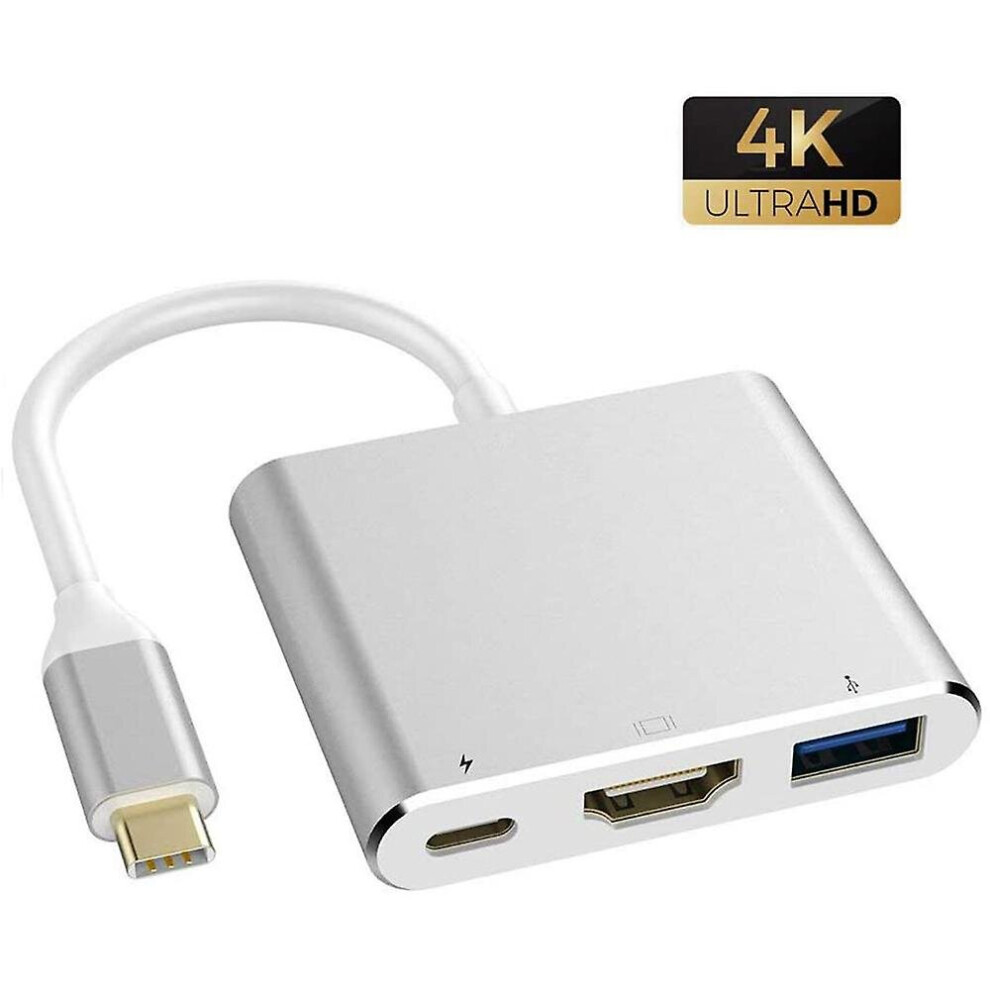 Usb C To Hdmi Multiport Adapter,Type C To Hdmi 4K 30Hz Multiport Av Converter With Usb 3.0 Port Mac Hdmi Adapter Usb C Digital Av Multi Port Adapter 9172662237320