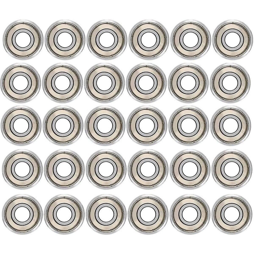 30pcs 608zz Ball Bearings,metal Double Shielded Speed Bearings Quality Ball Bearings For Skateboard,longboard
