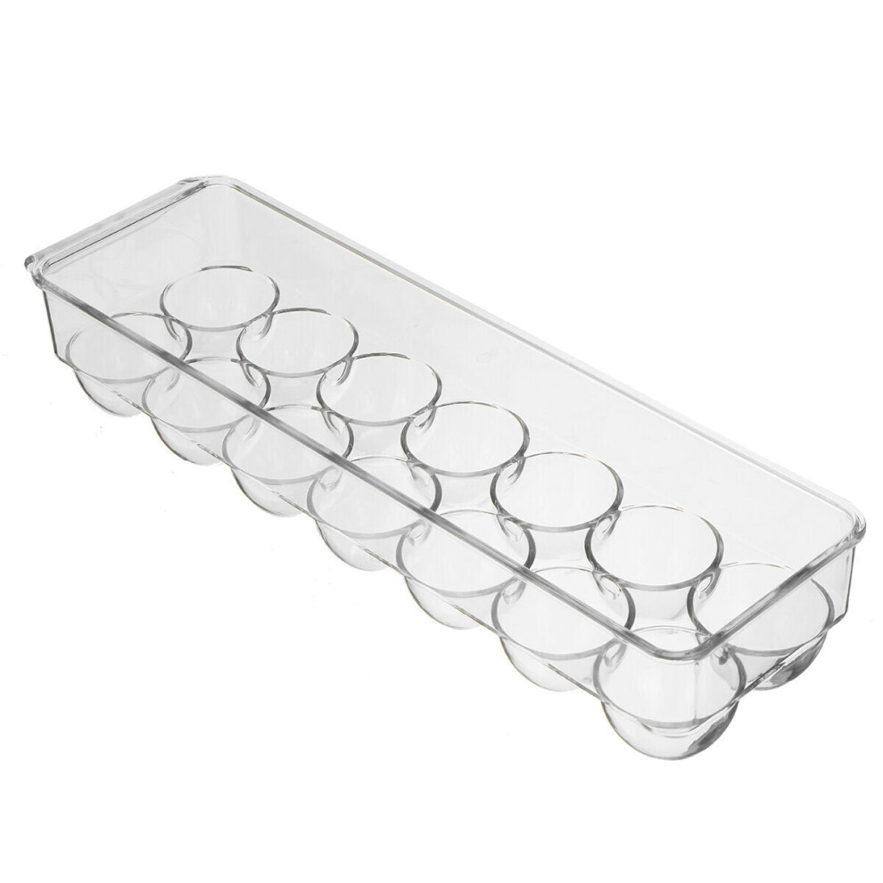 (Type B) Refrigerator Egg Storage Box Holder Food Container Plastic Case 12/24 Grid