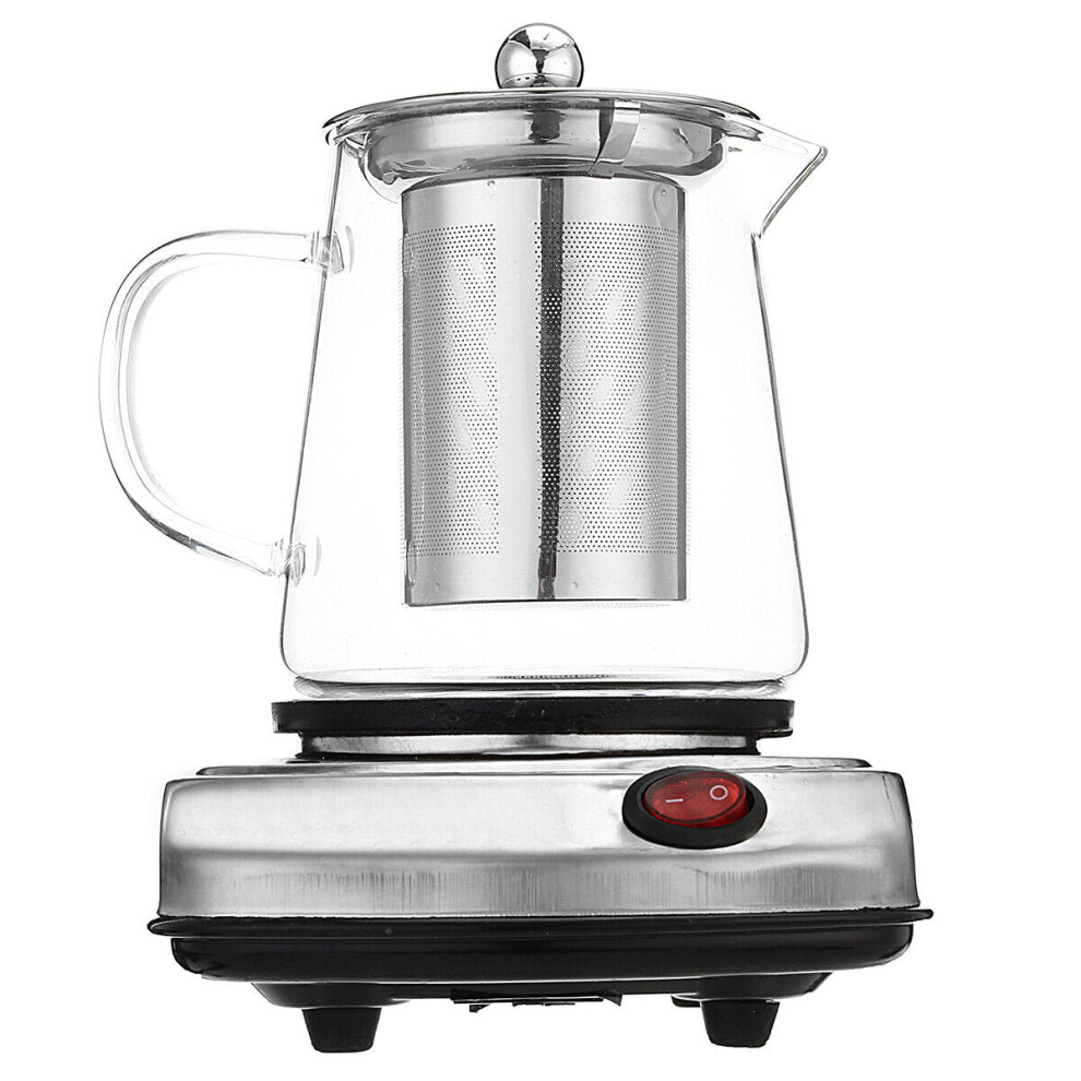 (2) Electric Stove Mini Coffee Brewing Tea Stove Glass Tea Maker Electric Kettle Water Heater