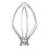 Stainless Electric Wire Whip Mixer Attachment Multi-purpose For KitchenAid 6