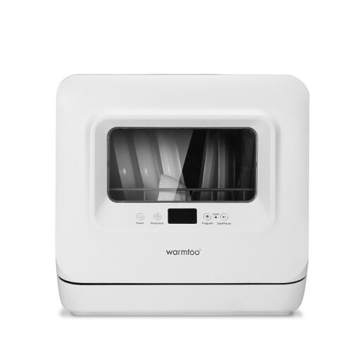 (AU Plug) Automatic Countertop Dishwasher 850W 5 Washing Programs 2/3 Place Setting 2