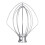 Stainless Electric Wire Whip Mixer Attachment Multi-purpose For KitchenAid 2