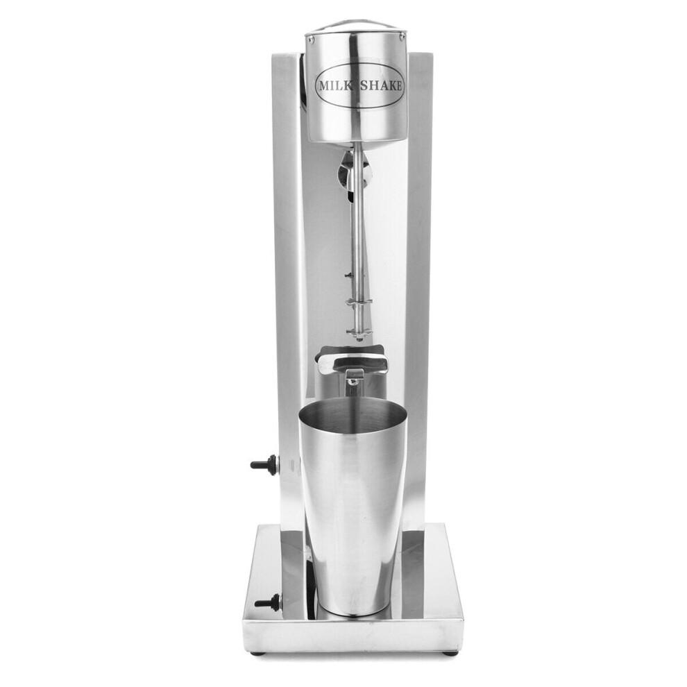 (220V) Electric Stainless Steel Milkshake Maker Machine Smoothie Cup Set Cocktail Shaker