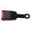 Car Seat Belt Seat Base Three-point Two-point Seat Belt Link Socket Webbing Lap Belt Slot 4