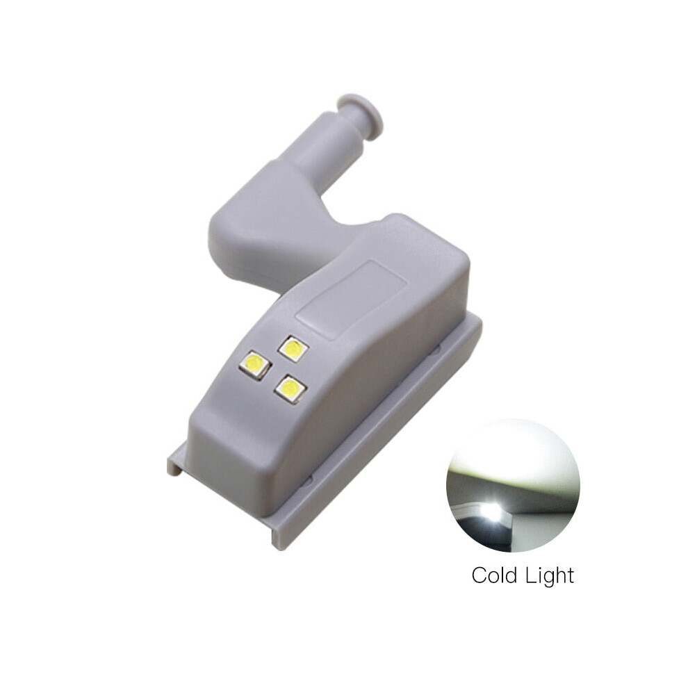(Cold White) 4pcs Cabinet Light Universal Wardrobe Sensor Led Amarion With Battery Night Lamp For Kitchen Cupboard Closet