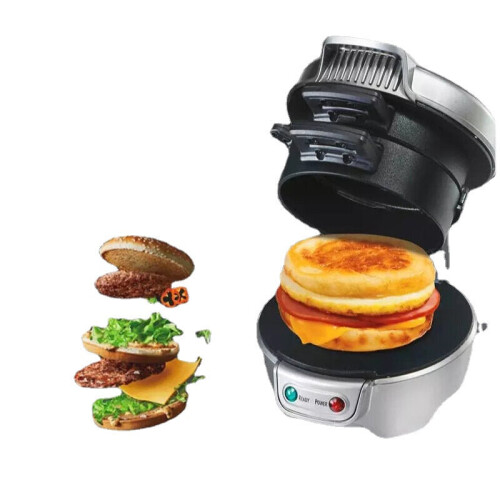 (US Plug) Breakfast Machine 600W Non-stick Design Compact Body for Kitchen 2