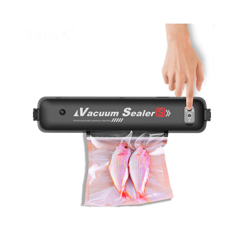 (CN Plug) Food Vacuum Packaging Machine Household Automatic Vacuum Sealer Portable Kitchen Food Preservation Machine