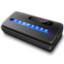 (Black) Full-automatic Electric Vacuum Sealer Machine Dry and Wet Vacuum Packaging Machine Food Sealing