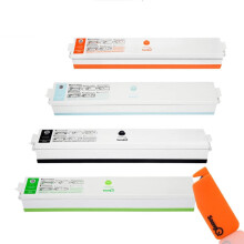 (Black, UK Plug) Automatic Vacuum Sealer 80W 220V/50Hz 110V/60Hz One-key Sealing Antibacterial for Easy Storage-EU/UK/US Plug