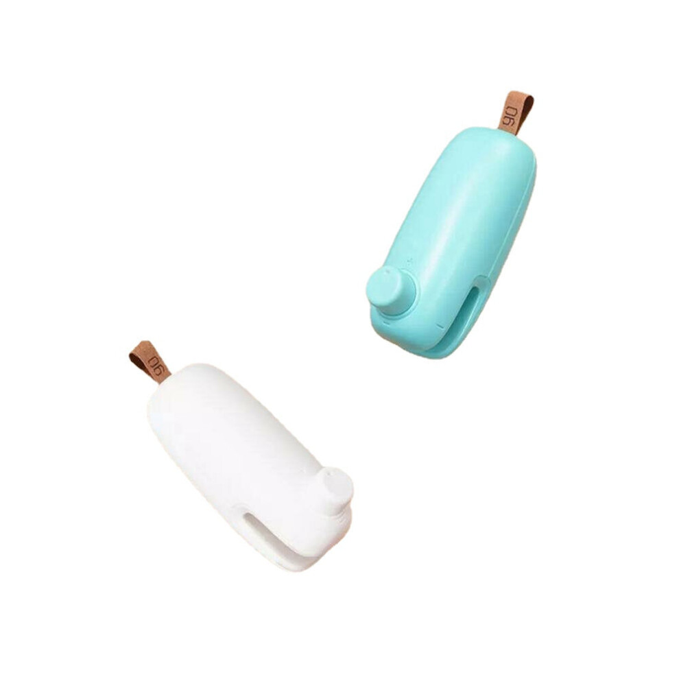 (Green) 90fun Portable Mini Sealer Moisture-proof Anti-scald Sealer Plastic Bags Sealing Tools