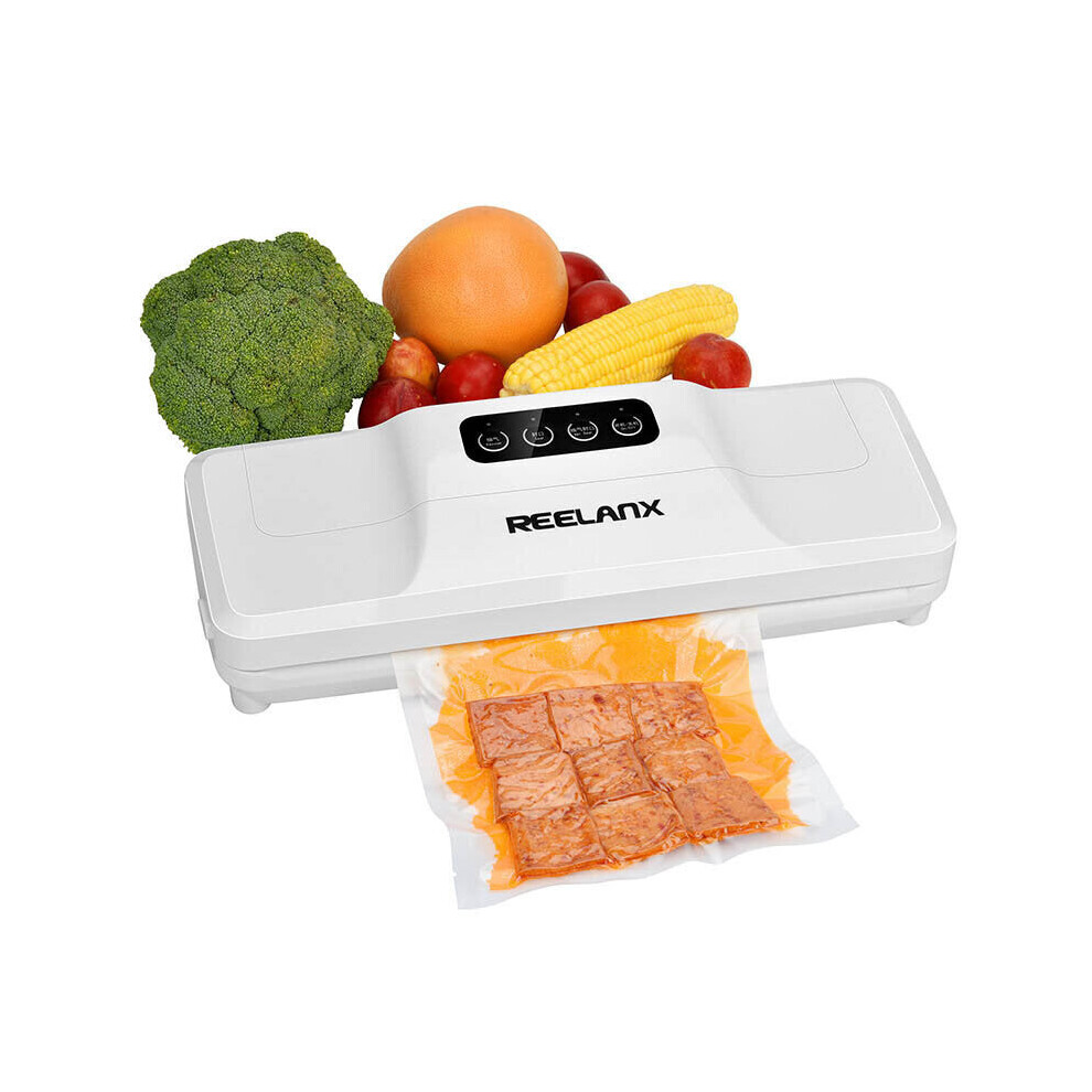 (Red) Vacuum Sealer 160W Automatic Food Packing Machine