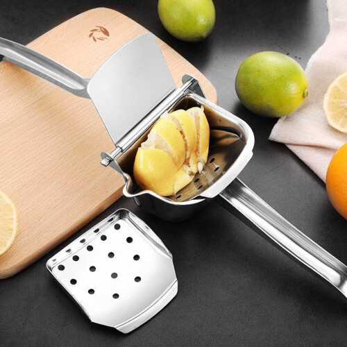 Manual Fruit Juicer Stainless Steel Crusher Squeezer Hand Press Lemon Orange 2