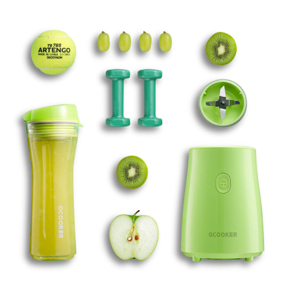 (Green) Electric Juicer Vegetables Blender Maker Juice Extractor Baby Food Milkshake