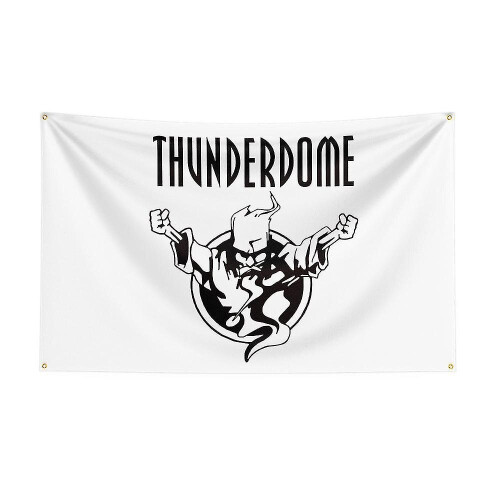(F, 120 x 180cm) Tib 3x5ft Thunderdomes Hardcore Flag For Decor