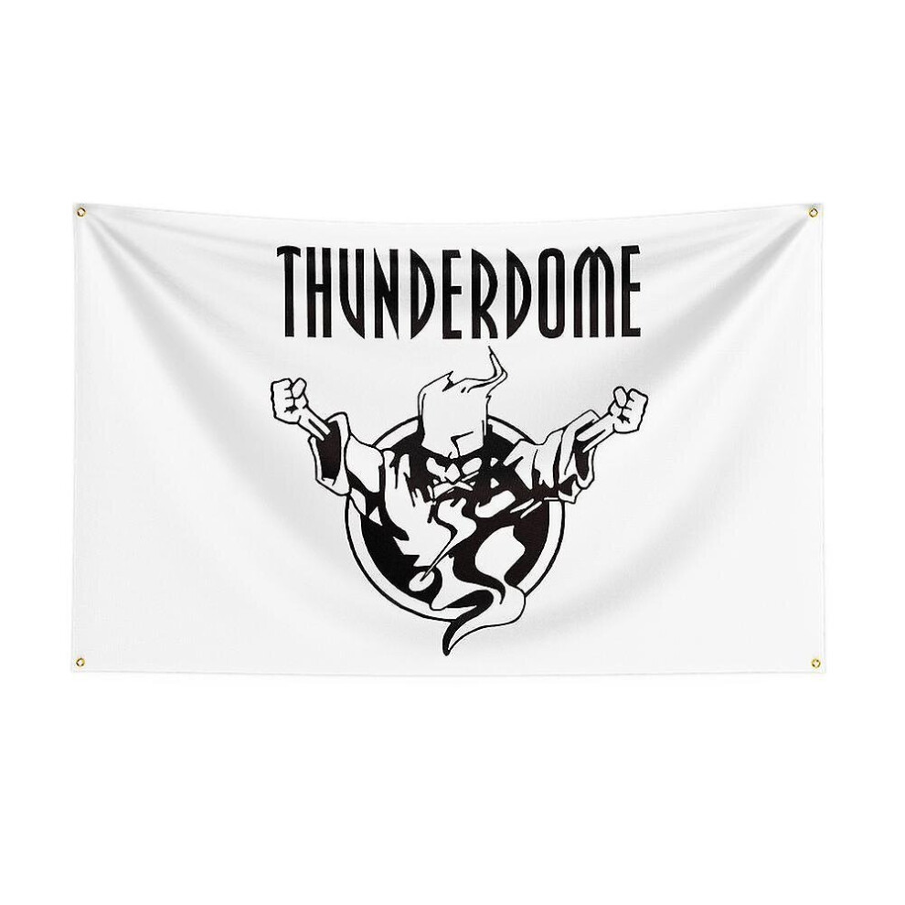 (F, 120 x 180cm) Tib 3x5ft Thunderdomes Hardcore Flag For Decor