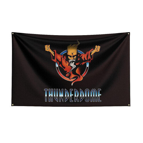 (A, 120 x 180cm) Tib 3x5ft Thunderdomes Hardcore Flag For Decor