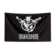 (E, 120 x 180cm) Tib 3x5ft Thunderdomes Hardcore Flag For Decor
