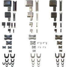 Zipper Repair Kit Metal Retainer Insertion Pin Zipper Top/bottom Stop (3 Colors) 13 Sets Zipper Fix Plug, Repair Down Zipper Stopper For Zipper Replac