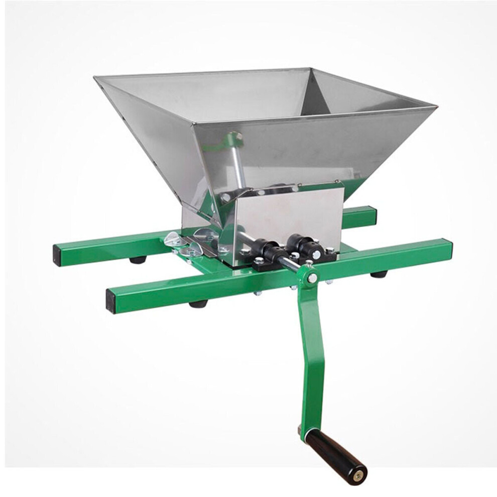 7L Manual Fruit Crusher Steel Fruit and Apple Scratter Pulper for Cider Alcohol Shredder