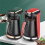 (Red) Coffee Maker 400W 250ml Portable Concentrated Drip Automatic Heating Coffee Pot 4