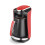 (Red) Coffee Maker 400W 250ml Portable Concentrated Drip Automatic Heating Coffee Pot 1