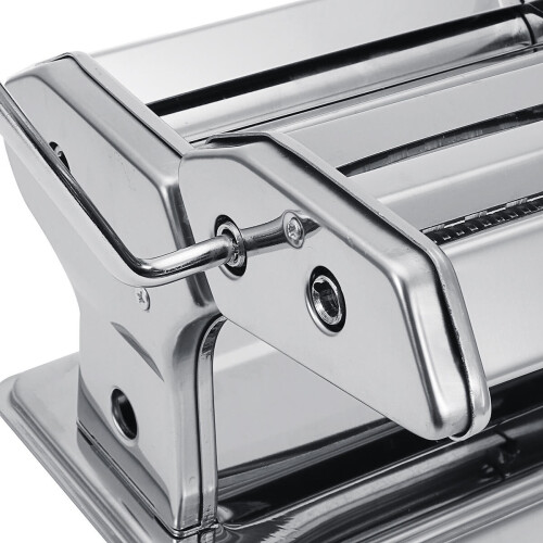 Hand Crank Stainless Steel Fresh Pasta Maker Roller Machine For Spaghetti Noodle Tools Kit 2