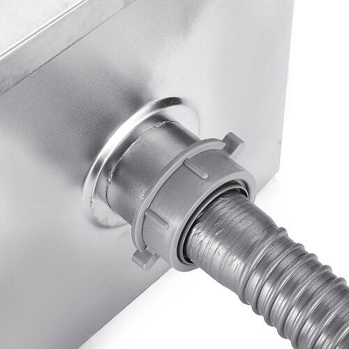 5GPM Gallons Per Minute Grease Trap Stainless Steel Interceptor Thickened 2