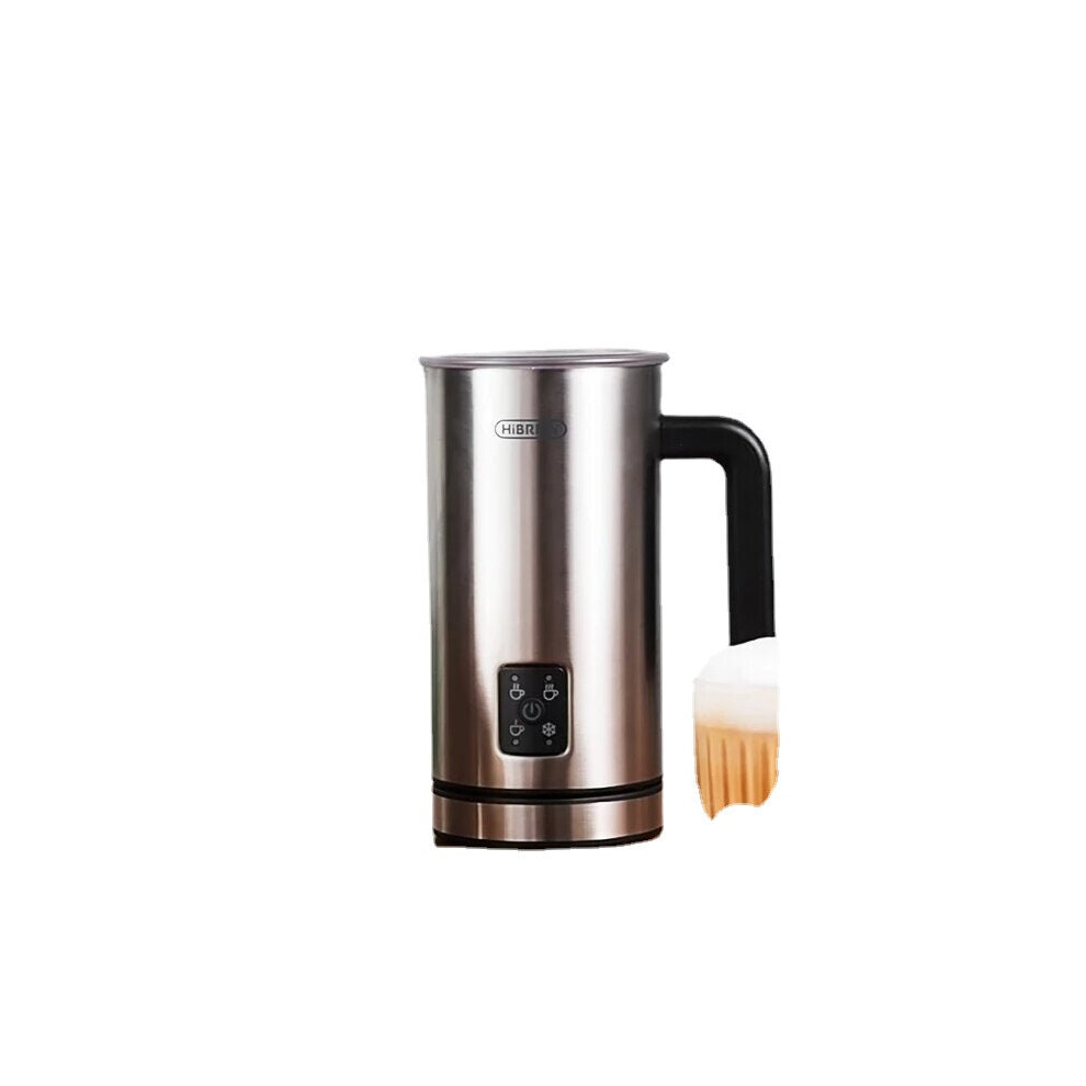 (EU Plug) 4 in 1 Milk Frother Frothing Foamer Fully automatic Milk Warmer Cold/Hot Latte Cappuccino Chocolate Protein powder