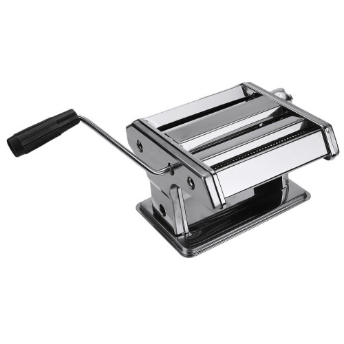 Fresh Pasta Maker Roller Machine Dough Making Noodle Maker Home Stainless Steel Tools Kit Black Handle 1