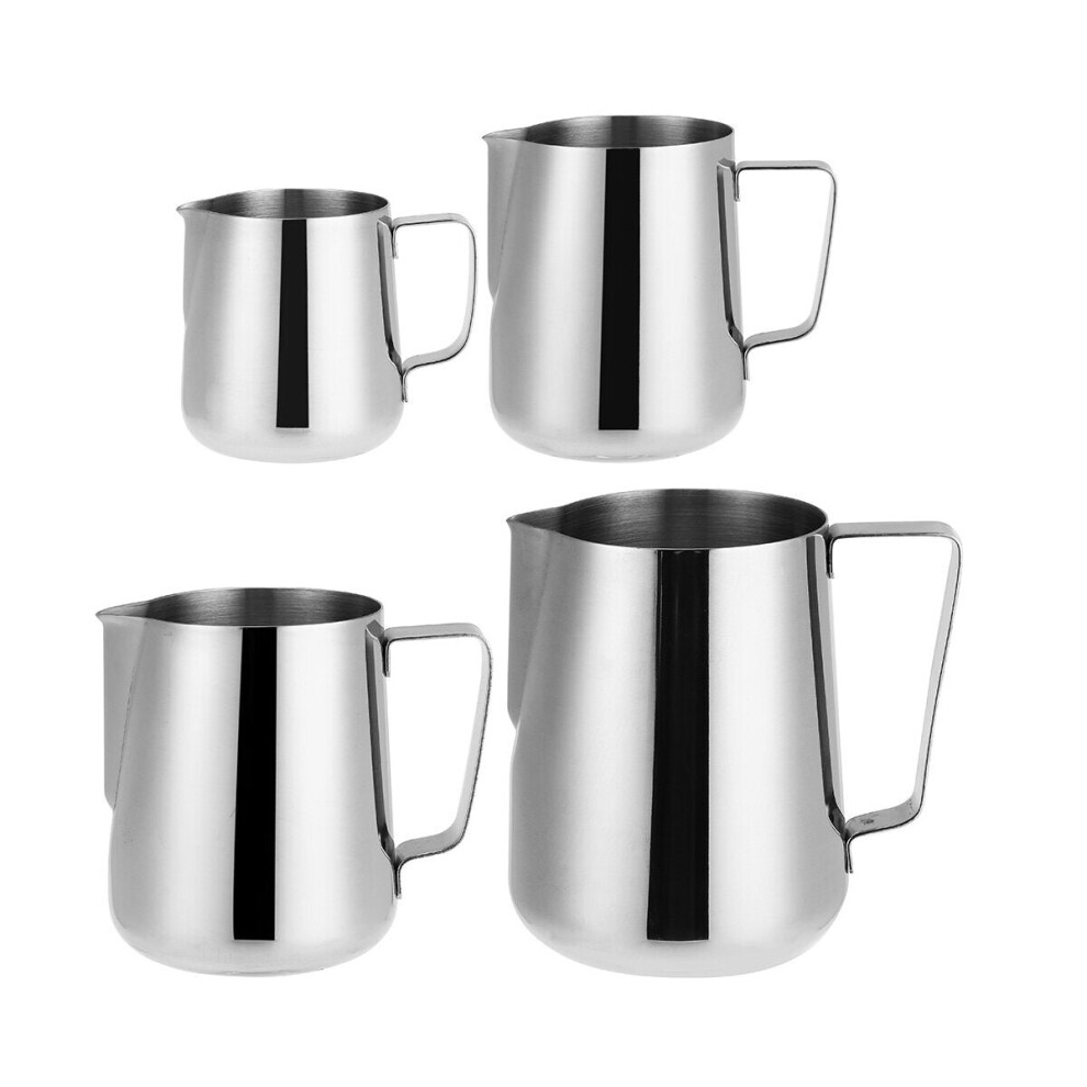 (L) Milk Frothing Cup Pitcher Art Jug Mug Creamer Latte Coffee Craft Stainless Steel