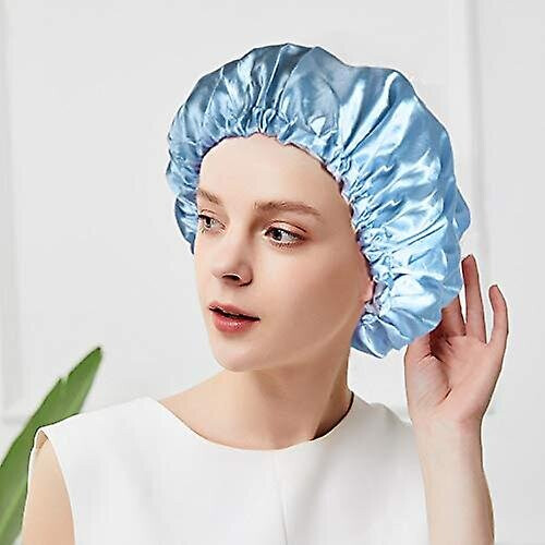 4 Pack Double Waterproof Shower Caps For Women - Stylish And Functional 1