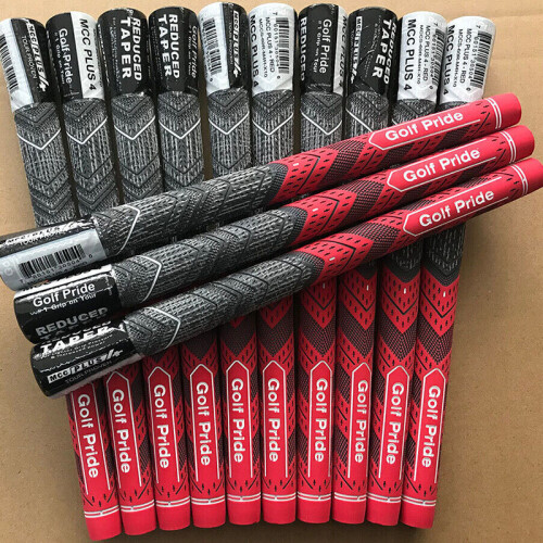 Lot de 5 poignées de golf Multi Compound MCC Plus4 ALIGN, rouge, taille moyenne