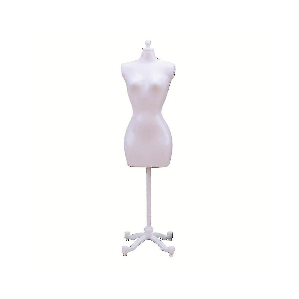 (White) Female Mannequin Body With Stand Decor Body Dress Form Full Body Display Dress Seamstress Model Jewelry Display