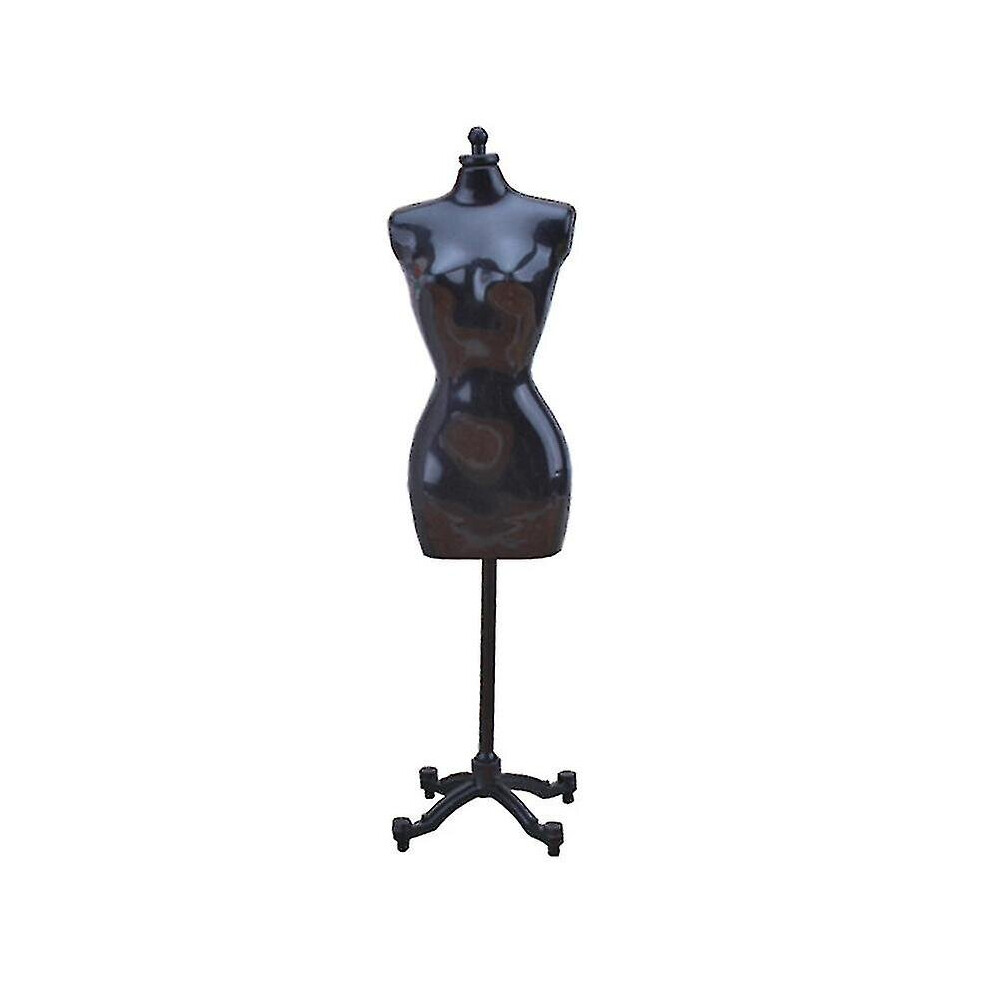 (Black) Female Mannequin Body With Stand Decor Body Dress Form Full Body Display Dress Seamstress Model Jewelry Display