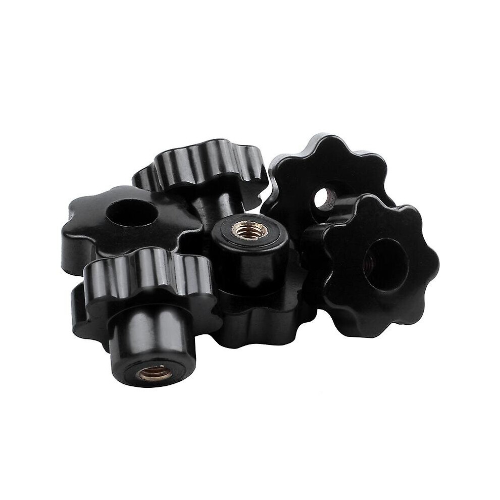Machinery Latche Knurled Clamping Nuts Knob Grip M8 Female Thread 6Pcs 9172662248760