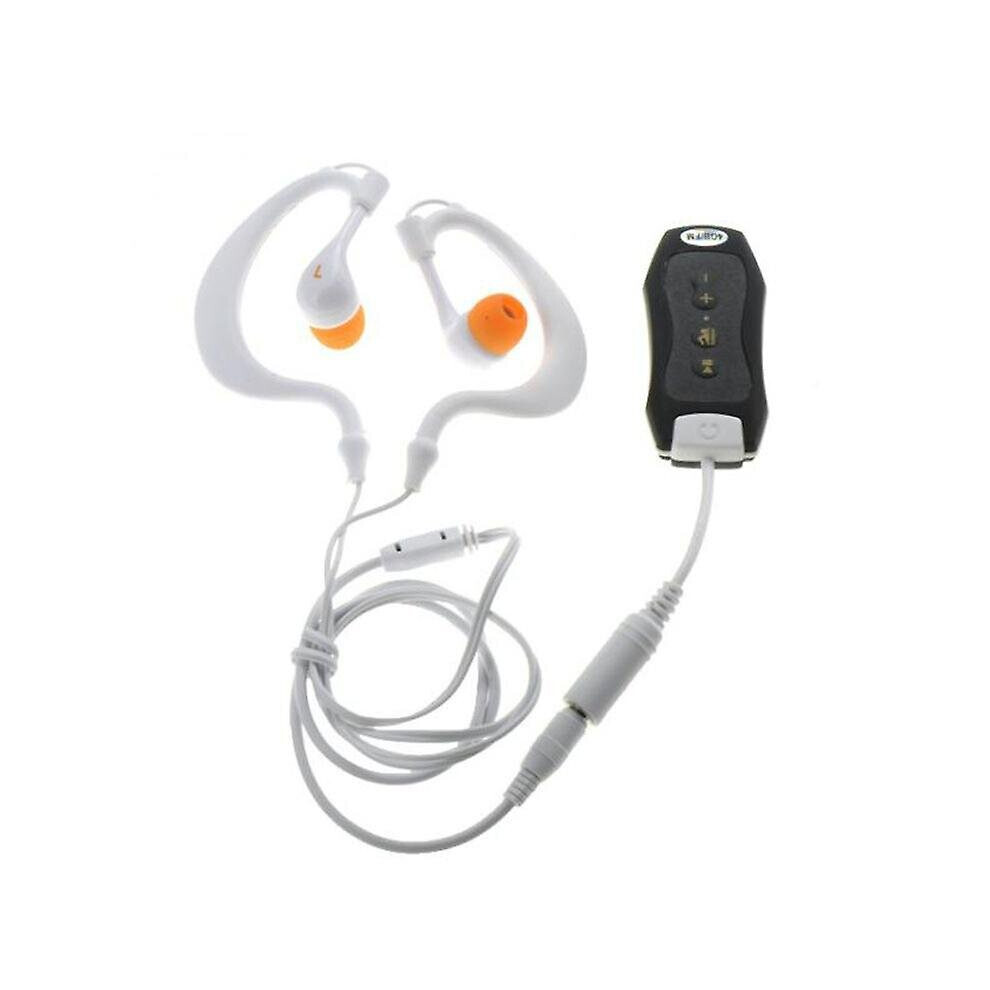 Sports 4Gb Clip Ipx8 Mp3 Player Fm Swimming Diving Earphone Black 9172662248937