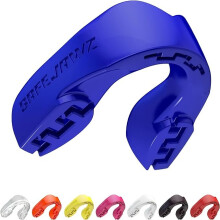 SAFEJAWZ Mouthguard Slim Fit, Adults and Junior Gum Shield with Case